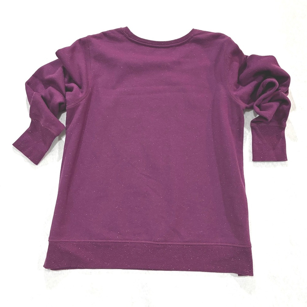 Tek Gear Sweatshirt Ultrasoft Fleece Speckled Purple Athleisure Casual‎ 2X